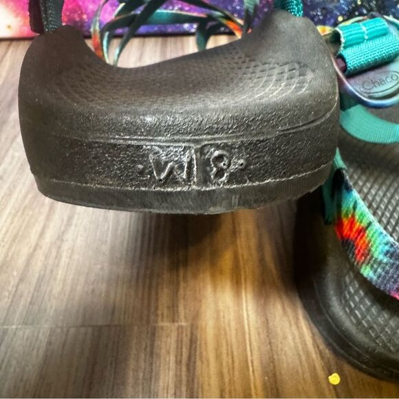 Chaco Z Volv X2 Sport Hiking Sandals Colorful Tie Dye Strappy Sz 8 US Z/Volv X2 - Picture 5 of 9